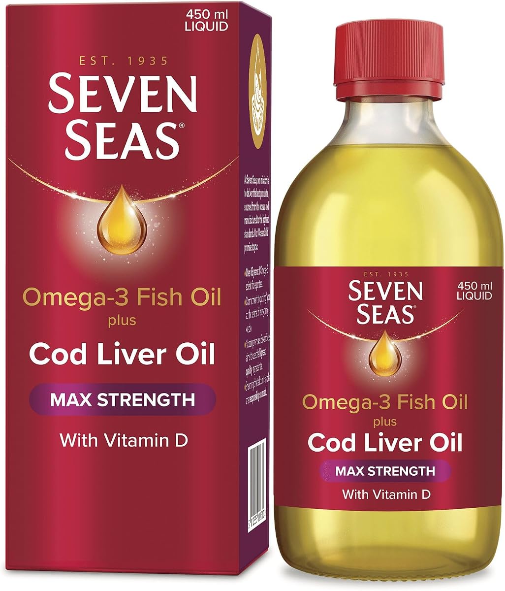 Seven Seas Maximum Strength Cod Liver Oil 300ml