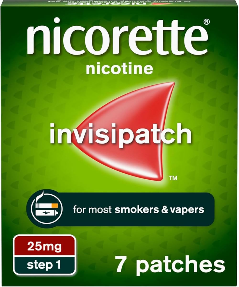 Nicorette Invisible Patch Step1 25mg 7s