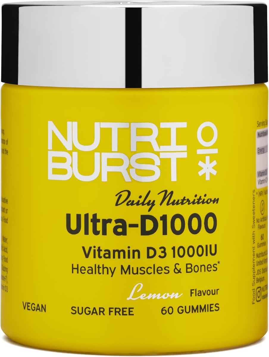 Nutriburst Ultra- D1000 - Vitamin D3 1000Iu 60 Gummies