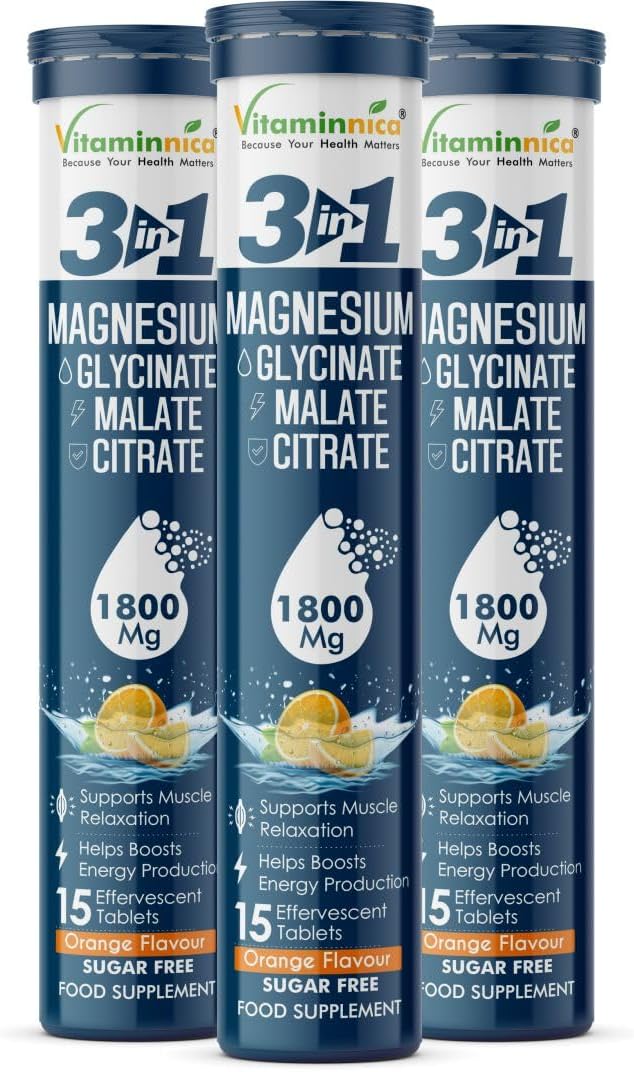 Effervescent Magnesium Plus Mv Tablets Orange Flavour